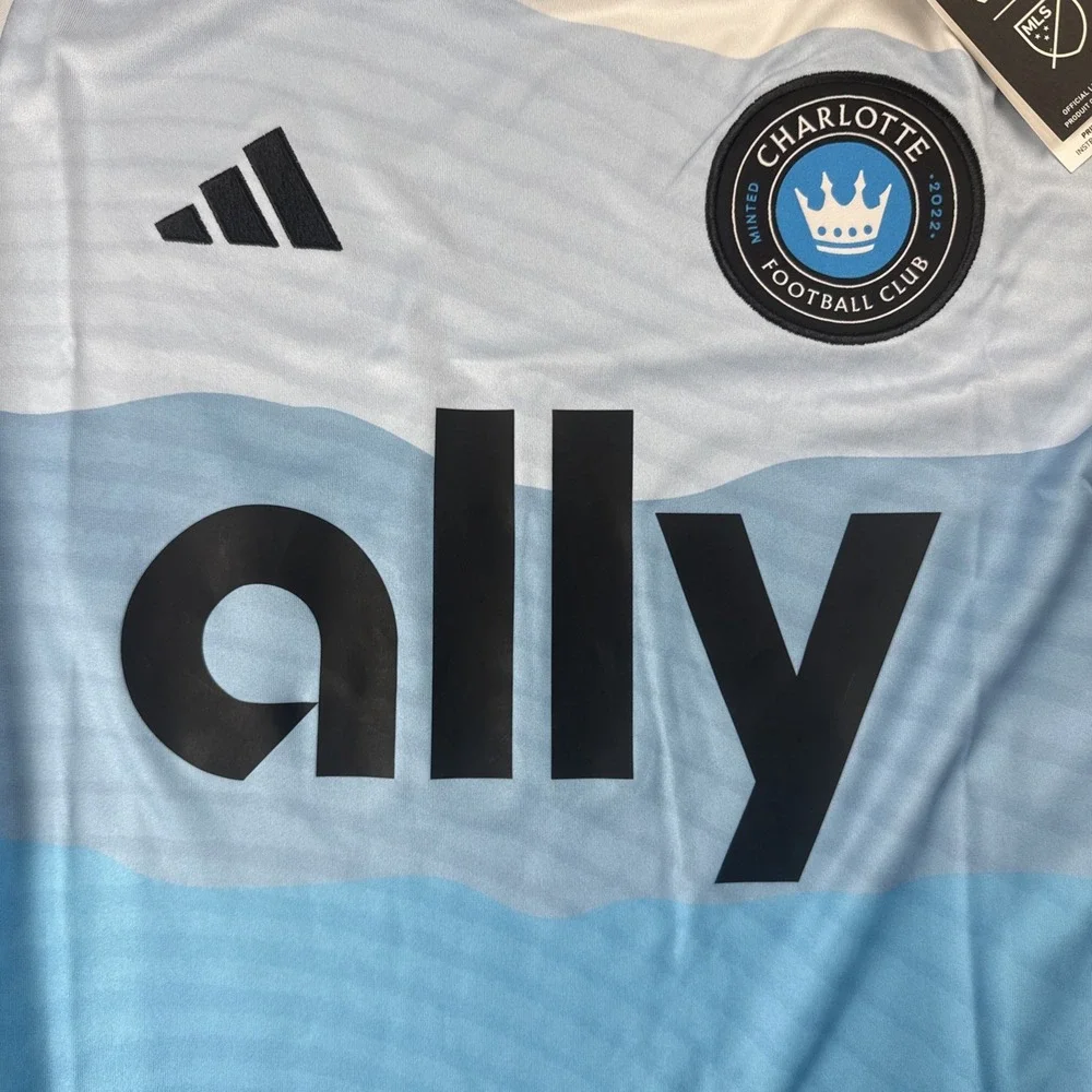 Adidas Charlotte FC 24/25‎ Home Authentic Jersey Slim Fit Men's Size XS HZ6174